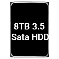 8TB 3.5 Sata HDD