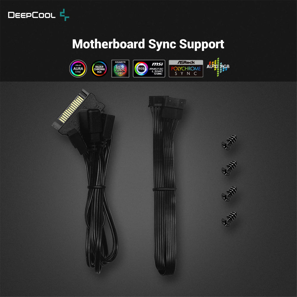 DeepCool FC120 Black (3 Pack of Fans)