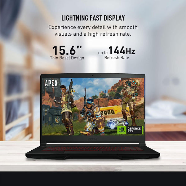 MSI Thin GF63 15.6" 144Hz Gaming Laptop