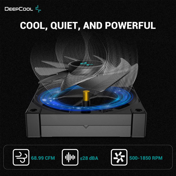 DeepCool AK620 Zero Dark CPU Air Cooler Mighty 260w TDP