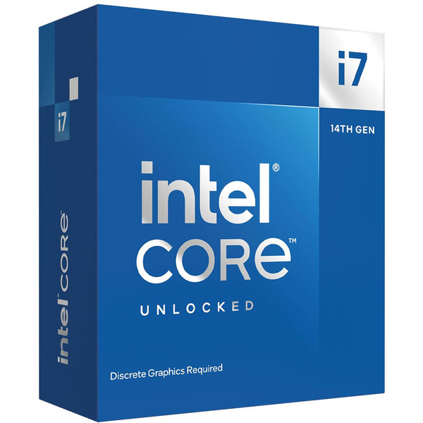 Intel® Core™ i7-14700KF New Gaming Desktop Processor 20 cores (8 P-cores + 12 E-cores) - Unlocked